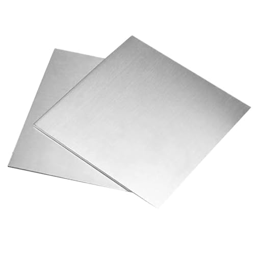 2 Pieces Pure Tin Plate Sn Plate, 100×100×0.03Mm-100×100×0.07Mm Tin Strip Sheet Suitable for Industry and Scientific Research(100 * 100 * 0.05mm) von CASOME