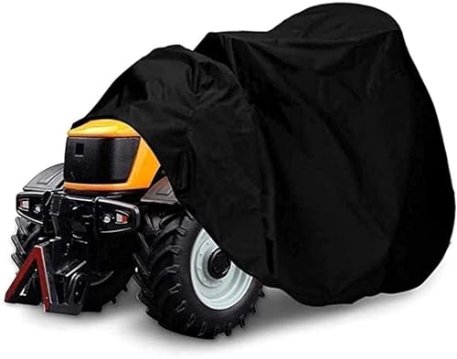 CASOME Rasenmäher Abdeckplane Rasentraktor Abdeckhaube Abdeckung UV-beständig wasserdichte Aufsitzmäher Staubschutz Wetterschutz Hülle Garten Outdoor Schutzhülle(Black,X-Small) von CASOME