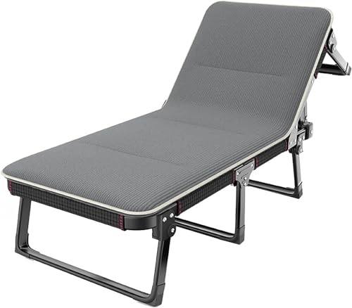Outdoor-Liegestühle, zusammenklappbar, verstellbare Rückenlehne, Lounge-Stuhl, 67 cm breite Stuhloberfläche, tragbare Sonnenliegen für den Außenbereich (Farbe: C) von CASOTA