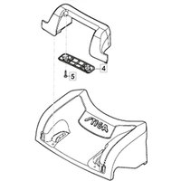 Graue Fronthaube für Stiga Akku-Rasenmäher - ggp - 381390130/0 von CASTELGARDEN