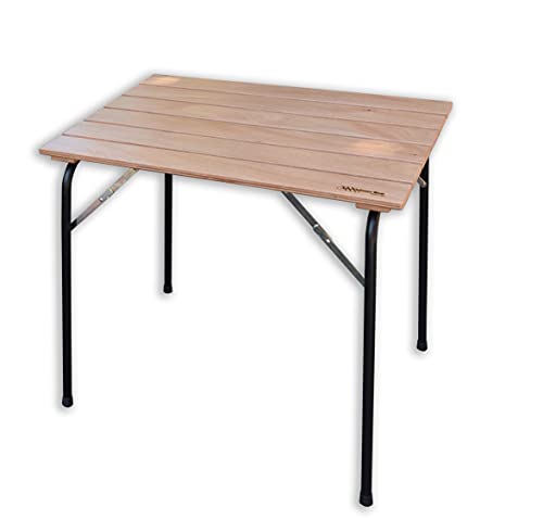 Castelmerlino Klapptisch für den Außenbereich, Camping, Terrasse, Okkumè, 80 x 60 cm von CASTELMERLINO