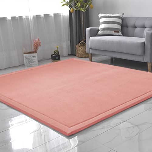 CASTLYE Kinderteppich Korallensamtteppich Teppiche Fürs Kinderzimmer Matten Teppich Anti Rutsch Unterlage Teppich Wohnzimmer, Rosenrot, 120x180cm CASTLYE Kinderteppich Korallensamtteppich Teppiche Fürs Kinderzimmer Matten Teppich Anti Rutsch Unterlage Teppich Wohnzimmer, Rosenrot, 120x180cm von CASTLYE