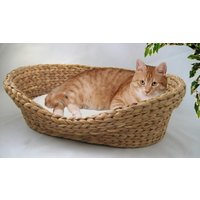 Bett aus Wasserhyazinthe, klein von CAT BONBON