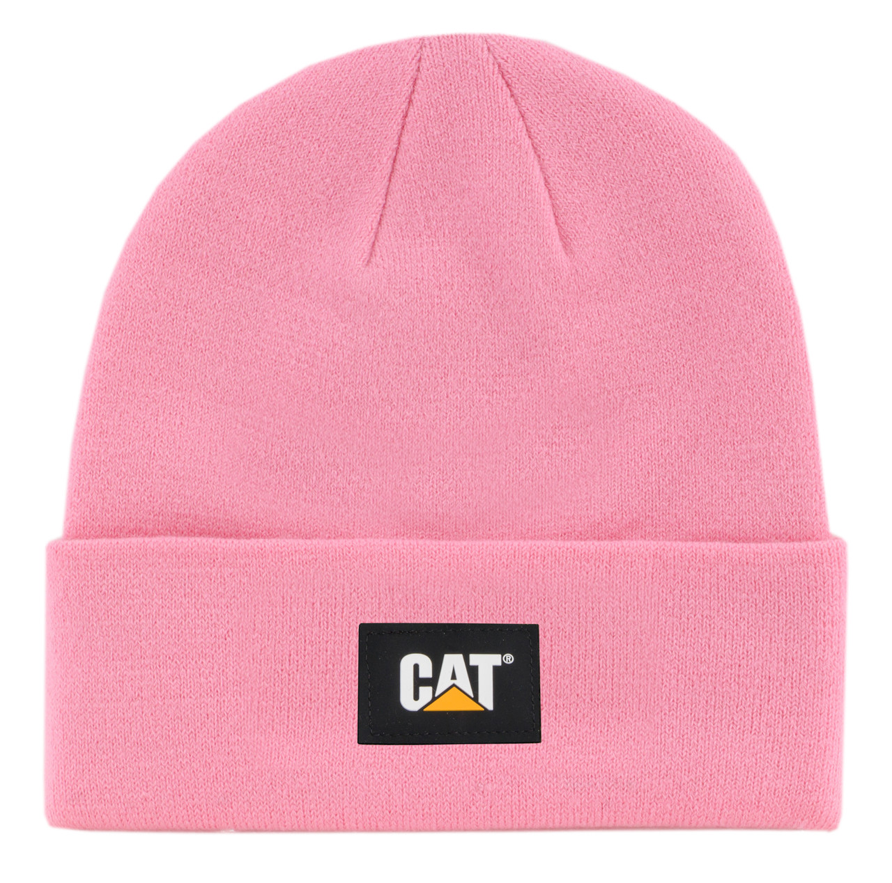CAT Strickmütze Label Cuff pink von CAT