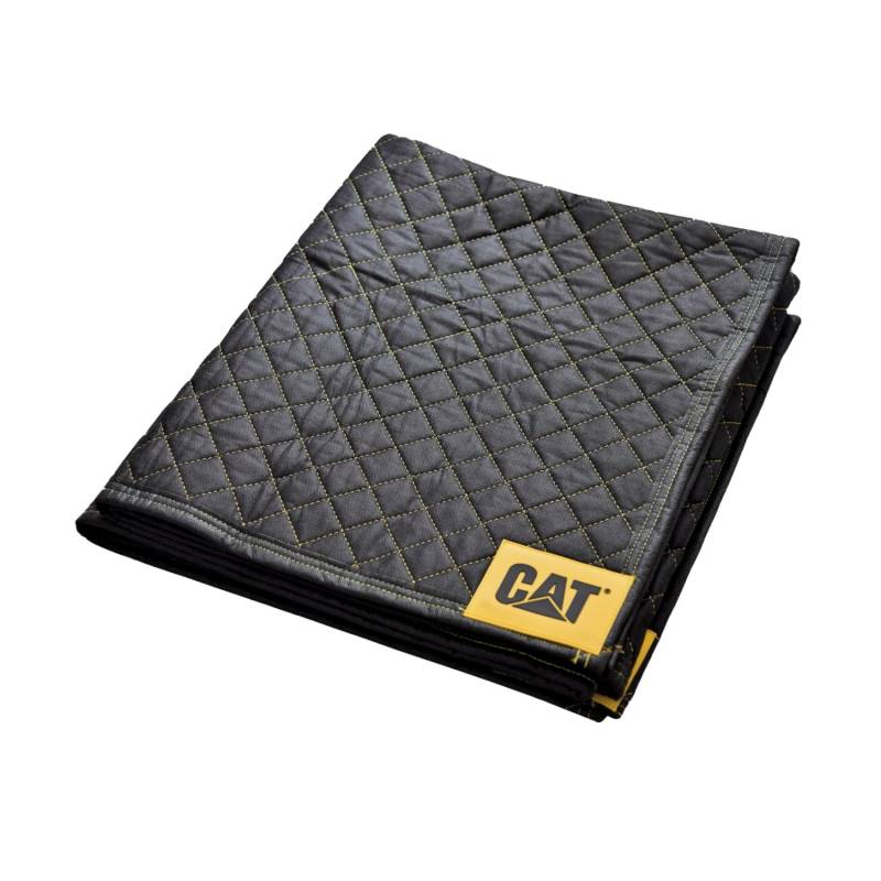 Cat Multifunktionsdecke Premium 180 cm x 100 cm Schwarz-Gelb von CAT