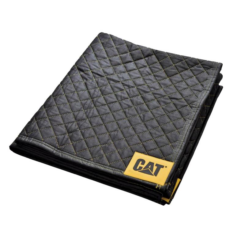 Cat Multifunktionsdecke Premium 180 cm x 200 cm Schwarz-Gelb von CAT