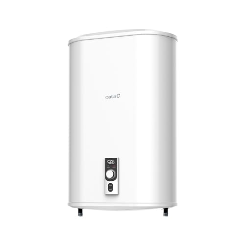 Cata 3112001 Elektrische Thermoskanne, 80 l, Doppeltank, Modell CTRS-80 REV Slim | Horizontale und vertikale Installation | emaillierter Titanbehälter bei 850 °C | 900 x 570 x 300 mm, Aluminium Cata 3112001 Elektrische Thermoskanne, 80 l, Doppeltank, Modell CTRS-80 REV Slim | Horizontale und vertikale Installation | emaillierter Titanbehälter bei 850 °C | 900 x 570 x 300 mm, Aluminium von CATA