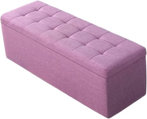 CATANK 40 x 40 x 40 cm großer Ottomane mit Stauraum, zusammenklappbare Ottomane-Aufbewahrungsbox, mit feinem Leinen gepolsterte Faltbare Bank, Truhensitz, mit Deckel, 40 l Fassungsvermöge CATANK 40 x 40 x 40 cm großer Ottomane mit Stauraum, zusammenklappbare Ottomane-Aufbewahrungsbox, mit feinem Leinen gepolsterte Faltbare Bank, Truhensitz, mit Deckel, 40 l Fassungsvermöge von CATANK