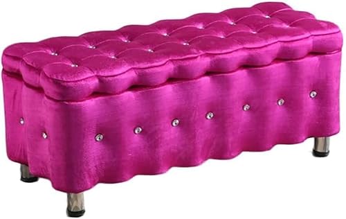 CATANK Leichtes Design, rechteckiger, getufteter Ottoman-Sitzbank mit anhebbarer Oberseite, Fußhocker mit soliden Metallbeinen und Nagelkopfbesatz - Multifunktionale Aufbewahrungsbox (40 CATANK Leichtes Design, rechteckiger, getufteter Ottoman-Sitzbank mit anhebbarer Oberseite, Fußhocker mit soliden Metallbeinen und Nagelkopfbesatz - Multifunktionale Aufbewahrungsbox (40 von CATANK