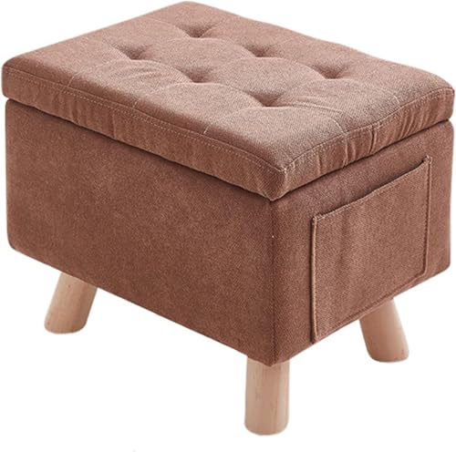 CATANK Stabiler Hocker mit Stauraum am Fußende des Bettes,Große rechteckige Aufbewahrungsbank mit gepolsterten Kissen und Holzbeinen,Wäscheaufbewahrungshocker für den Eingangsbereich-Khak CATANK Stabiler Hocker mit Stauraum am Fußende des Bettes,Große rechteckige Aufbewahrungsbank mit gepolsterten Kissen und Holzbeinen,Wäscheaufbewahrungshocker für den Eingangsbereich-Khak von CATANK