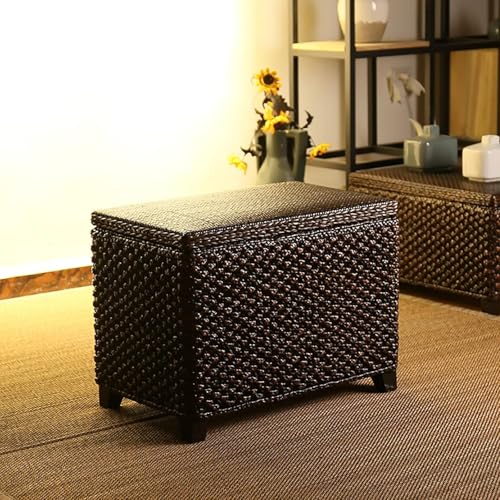 Natürliche Rattan Aufbewahrungsbox Ottomane,Premium Wicker Fußstütze Hocker Lagerung Ottomane Bank,Rustikale Dekoration Möbel Multifunktions Lagerung Bank-B 50x30x30cm(20x12x12inch Natürliche Rattan Aufbewahrungsbox Ottomane,Premium Wicker Fußstütze Hocker Lagerung Ottomane Bank,Rustikale Dekoration Möbel Multifunktions Lagerung Bank-B 50x30x30cm(20x12x12inch von CATANK