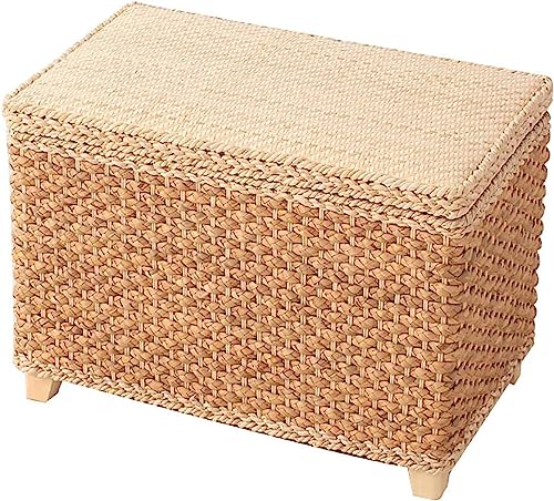 Natur Korb Aufbewahrungsbox Ottomane,Rustikale Aufbewahrung Ottomane Fußstütze Schuhbank,Handgewebte Rattan Multifunktions Aufbewahrungsbank Für Wohnzimmer Schlafzimmer Eingangsber Natur Korb Aufbewahrungsbox Ottomane,Rustikale Aufbewahrung Ottomane Fußstütze Schuhbank,Handgewebte Rattan Multifunktions Aufbewahrungsbank Für Wohnzimmer Schlafzimmer Eingangsber von CATANK