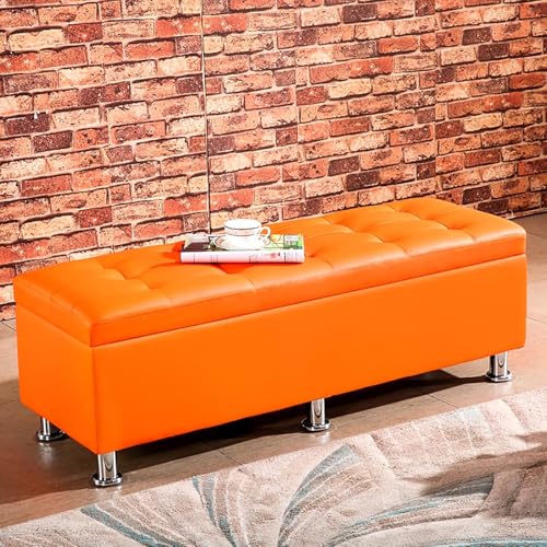 Rechteckige Aufbewahrungsbank Eingangsbereich Schuhbank, Kunstleder Gepolsterte Sofa Fußstütze Aufbewahrung Ottomane, Moderne Wohnzimmer Schlafzimmer Ottomane Bänke Spielzeugtruhe- Rechteckige Aufbewahrungsbank Eingangsbereich Schuhbank, Kunstleder Gepolsterte Sofa Fußstütze Aufbewahrung Ottomane, Moderne Wohnzimmer Schlafzimmer Ottomane Bänke Spielzeugtruhe- von CATANK
