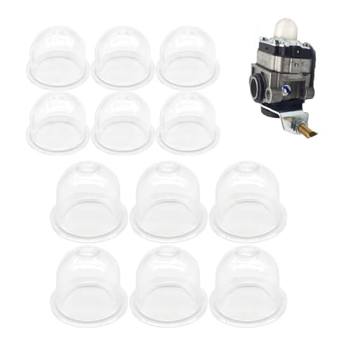 CATELL 12 Stück Kraftstoffpumpe Vergaser Primerkolben Kraftstoffpumpe Pump Bulb 22mm 19mm Zündkapsel Primer Pumpenkappe Primer Birne Pumpe Zündkapsel für Kettensäge Trimmer Freischneider von CATELL