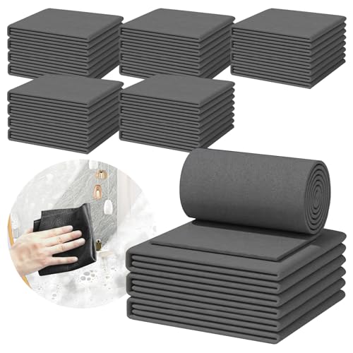 CATELL 20 Stück Magisches Reinigungstuch, Verdicktes Magisches Reinigungstuch Wiederverwendbare Mikrofaser Reinigungstuch Verdickt 30x30cm Reinigungstuch für Autos Fenster Küche Glas Badezimmer von CATELL
