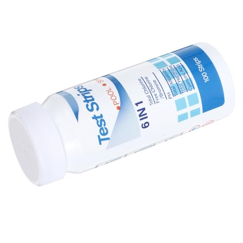 CATIEBYE 1 Satz Ph-Papier Für Pool Wasserhärte Teststreifen Pooltest Schwimmbad -teststreifen Salz Teststreifen Pool-Tester Pool Teststreifen Aquarium Trinkwasser Test Kit Weiß von CATIEBYE
