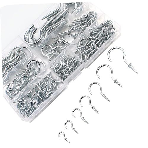 CATIEBYE 1 Schachtel Screw Hooks Set Schraubhaken für und Außenbereich zum Aufhängen von Küchenutensilien Tassen Handtüchern und Platzsparend und Langlebig CATIEBYE 1 Schachtel Screw Hooks Set Schraubhaken für und Außenbereich zum Aufhängen von Küchenutensilien Tassen Handtüchern und Platzsparend und Langlebig von CATIEBYE