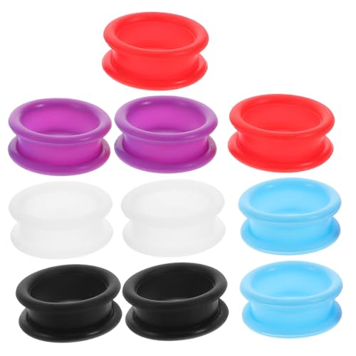 CATIEBYE 10 Stück Teiliges Silikon Fingerschutz ring für Haarschneidescheren Farbige Weiche Fingerlinge für Friseure und Heimgebrauch Ergonomisch Schützend Bequem CATIEBYE 10 Stück Teiliges Silikon Fingerschutz ring für Haarschneidescheren Farbige Weiche Fingerlinge für Friseure und Heimgebrauch Ergonomisch Schützend Bequem von CATIEBYE