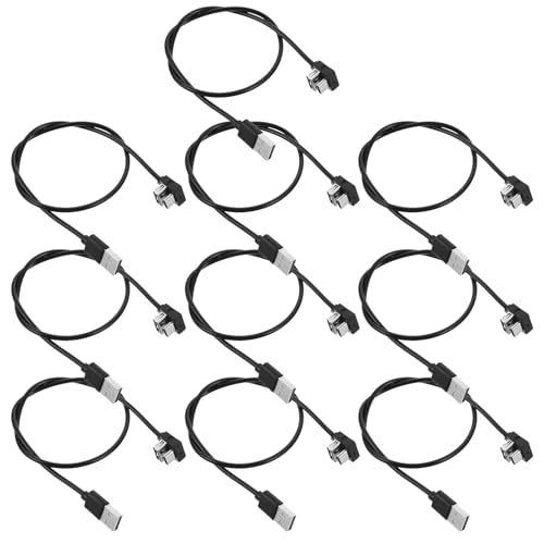 CATIEBYE 10 Stück Teiliges USB Ladekabel Verlängerungskabel Externes Reise Kofferladegerät Kompatibel mit Passwortschloss Koffern Für Smartphones Tablets Laptops Sicheres Laden Unterwegs von CATIEBYE