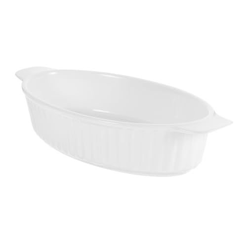 CATIEBYE 1Stück Keramik Backplatte Doppelgriff Auflaufform für Snacks Desserts und Aufläufe Mikrowellen und Spülmaschinenfest für Partys und Täglichen Gebrauch von CATIEBYE