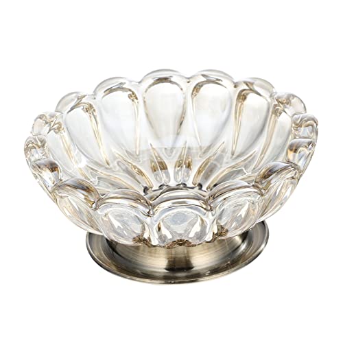 CATIEBYE 1stk Obstteller Aus Glas Popcornkerne Servierteller Korb Tischdekorationsfigur Obstregal Lebensmittellagerbehälter Obstschalen Geldbaum Popcornmaschine Container Eisen Transparent von CATIEBYE