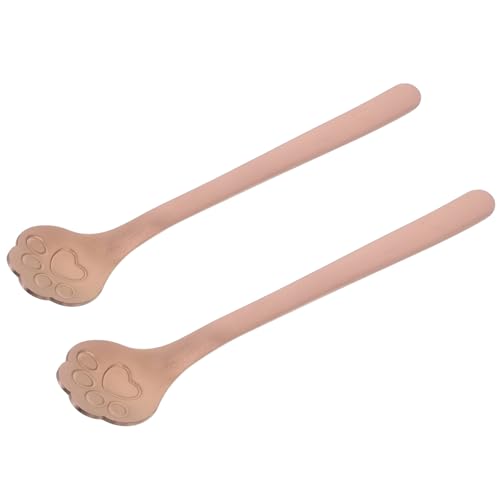 CATIEBYE 2 Dessertlöffel: Edelstahllöffel zum Umrühren von Kaffee und Espresso – kleine Teelöffel mit Katzenpfote für Eiscreme, Kuchen und Nachmittagstee CATIEBYE 2 Dessertlöffel: Edelstahllöffel zum Umrühren von Kaffee und Espresso – kleine Teelöffel mit Katzenpfote für Eiscreme, Kuchen und Nachmittagstee von CATIEBYE