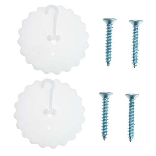 CATIEBYE 2 Sätze Saugnapf Haken für Moskitonetz Robuster PU Netzhalter Einfache Deckenmontage Platzsparend und Langlebig Praktischer Insektenschutz für Babybett und Kinderwagen von CATIEBYE