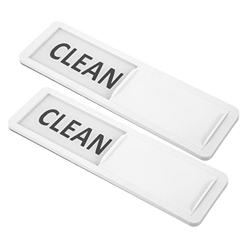 CATIEBYE 2 Stück Geschirrspüler Magnet Clean Dirty Sign Indikator Schild für Sauberes und Schmutziges Geschirr für Küche und Waschraum Robust und Benutzerfreundlich von CATIEBYE