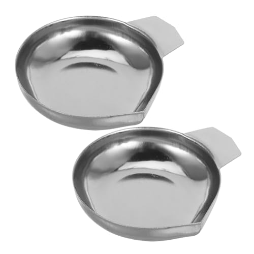 CATIEBYE 2 Stück Kleinere Waagschalen für Präzises Mini Waagschalen für Schmuck Lebensmittel und Haushaltsanwendungen Langlebig und Energiesparend von CATIEBYE
