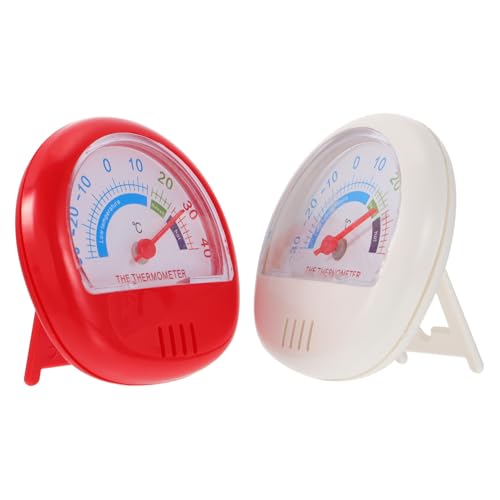 CATIEBYE 2 Stück Kühlschrankthermometer Plastisches Thermometer für und Außen Präzise Temperaturmessung für Kühlschrank und Gefriertruhe Einfach Abzulesen CATIEBYE 2 Stück Kühlschrankthermometer Plastisches Thermometer für und Außen Präzise Temperaturmessung für Kühlschrank und Gefriertruhe Einfach Abzulesen von CATIEBYE