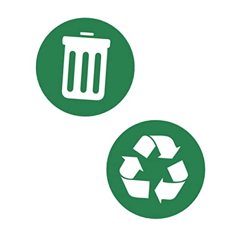 CATIEBYE 2 Stück Mülltrennungs Aufkleber Selbstklebende Etiketten für Abfallbehälter Wasserdichte Sticker zur Müllklassifikation für Umweltbewusstes Recycling CATIEBYE 2 Stück Mülltrennungs Aufkleber Selbstklebende Etiketten für Abfallbehälter Wasserdichte Sticker zur Müllklassifikation für Umweltbewusstes Recycling von CATIEBYE
