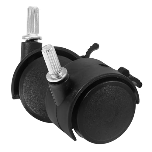 CATIEBYE 2 Stück Teiliges Schwere Lenkrollen mit Bremse für Wäscheständer und Kleine Wagen Drehbare Universalräder mit Einfacher Montage und Sicherer Parkfunktion Schwarz CATIEBYE 2 Stück Teiliges Schwere Lenkrollen mit Bremse für Wäscheständer und Kleine Wagen Drehbare Universalräder mit Einfacher Montage und Sicherer Parkfunktion Schwarz von CATIEBYE