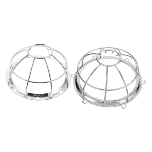 CATIEBYE 2 Stück Transducer Schutzabdeckung Teiliges aus Robustem Eisen für Rauchmelder und Feuersprinkler Effektiver Schutz vor Verschmutzung Ungehinderte Sensorfunktion Passend für von CATIEBYE