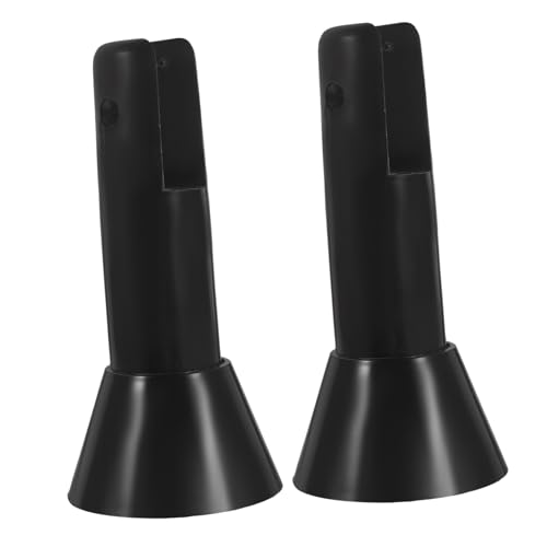 CATIEBYE 2 Stück Verstellbare Kunststoff Toiletten trennwandfüße Robuste Stützfüße Höhenverstellbar Belastbar für Wc abtrennungen Langlebig und Formbeständig von CATIEBYE