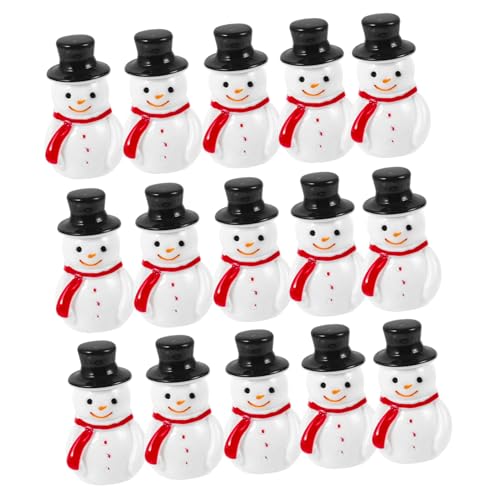 CATIEBYE 20stücke Teiliges Weihnachts-schneemänner Aus Hochwertigem Harz Für Bastelprojekte Gärten Mikrolandschaften Und Festliche Dekorationen CATIEBYE 20stücke Teiliges Weihnachts-schneemänner Aus Hochwertigem Harz Für Bastelprojekte Gärten Mikrolandschaften Und Festliche Dekorationen von CATIEBYE