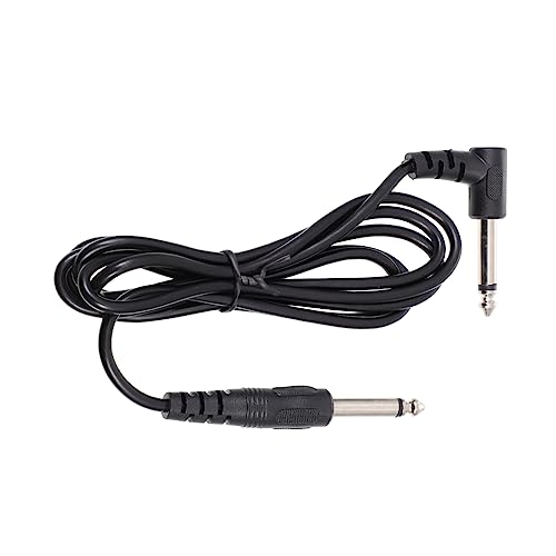CATIEBYE 3 Stück Gitarrenverbindungskabel Audio Kabel Langlebig Schwarz Geeignet für Gitarre Akustikgitarre Bass Hohe Signalübertragung von CATIEBYE
