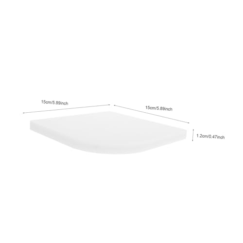 CATIEBYE 3 Stück Teiliges Eckregal aus Hochwertigem Holz Wandmontiertes Weißes Corner Organizer Regal für Schlafzimmer Wohnzimmer Küche Platzsparendes Wandregal mit Starker Tragkraft und von CATIEBYE