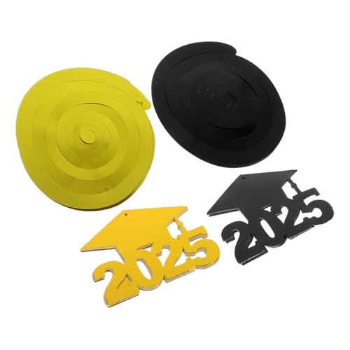 CATIEBYE 30 Stück Teiliges Abschluss Deko mit Bunten Spiralhängeornamenten aus Papier und Einfache Montage Klassenzimmer und Partydecke Dekoration für Abschlussfeier CATIEBYE 30 Stück Teiliges Abschluss Deko mit Bunten Spiralhängeornamenten aus Papier und Einfache Montage Klassenzimmer und Partydecke Dekoration für Abschlussfeier von CATIEBYE