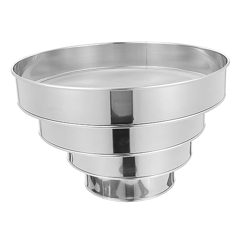 CATIEBYE 4 Stück Mehlsieb Teiliges Set Rundes Feines Filtersieb für Backen Sifting von Mehl Puderzucker und Gewürzen Mesh Design für Gleichmäßiges Langlebig und Leicht zu Reinigen CATIEBYE 4 Stück Mehlsieb Teiliges Set Rundes Feines Filtersieb für Backen Sifting von Mehl Puderzucker und Gewürzen Mesh Design für Gleichmäßiges Langlebig und Leicht zu Reinigen von CATIEBYE
