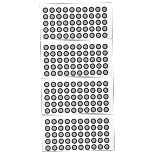 CATIEBYE 4Blätter Reflektierende Markierungspunkte Scanner Hochreflektierende Folienmarker Selbstklebend für Präzises Scannen und Einfache Anwendung von CATIEBYE