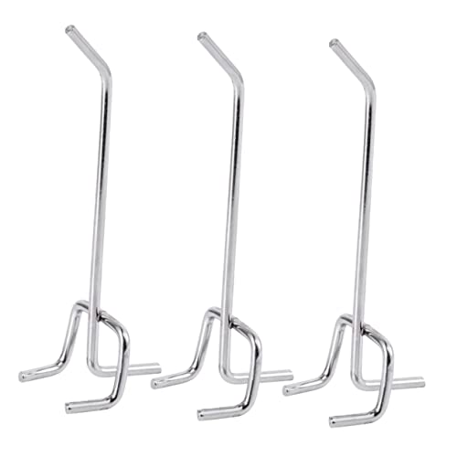 CATIEBYE 50 Stück Triangular Lochplatten Haken Lange Haken für Supermarktregale für Badezimmer Küche und kein Bohren Erforderlich CATIEBYE 50 Stück Triangular Lochplatten Haken Lange Haken für Supermarktregale für Badezimmer Küche und kein Bohren Erforderlich von CATIEBYE