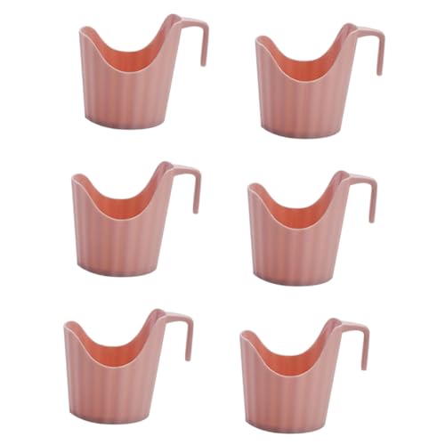 CATIEBYE 6 Stück Teiliges Einwegbecherhalter Papierbecherhalter Anti-verbrühschutz Bunter Praktischer Bechersleeve für Büro Haushalt und Kaffeebecher Organisieren von CATIEBYE