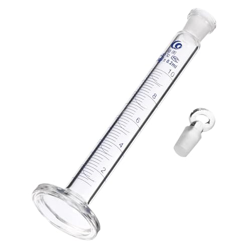 CATIEBYE Dickwandiger Glas Messzylinder mit Stopfen Hitzebeständig und Chemikalienresistent Klare Skalierung Sicherer Laborzylinder für Forschung Schule und Haushalt CATIEBYE Dickwandiger Glas Messzylinder mit Stopfen Hitzebeständig und Chemikalienresistent Klare Skalierung Sicherer Laborzylinder für Forschung Schule und Haushalt von CATIEBYE