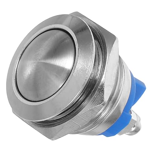 CATIEBYE Automatischer Druckknopfschalter Aus Metall Für Auto Industrie Und Momentary Push Button Mit Selbstsichernder Funktion Kompakt Installieren Und Platzsparend von CATIEBYE