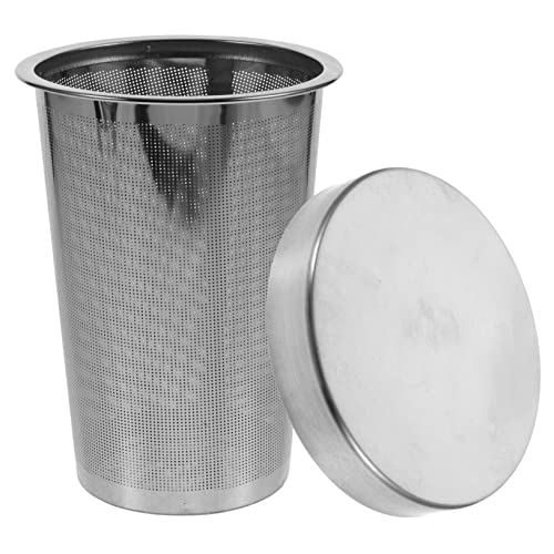 CATIEBYE Edelstahl Teefilter mit Deckel Durchmesser Hitzebeständiger Teesieb Einsatz für Feinmaschiger Teesieb Filter Ersatzteil für Teeliebhaber CATIEBYE Edelstahl Teefilter mit Deckel Durchmesser Hitzebeständiger Teesieb Einsatz für Feinmaschiger Teesieb Filter Ersatzteil für Teeliebhaber von CATIEBYE