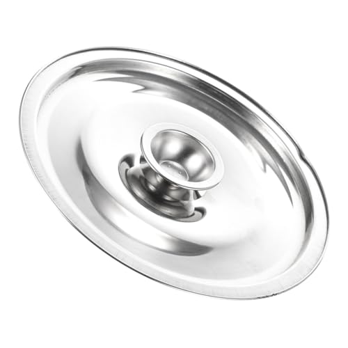 CATIEBYE Edelstahl Topfdeckel Universeller Wiederverwendbarer Deckel Für Gewürzgefäße Hitzebeständiger Praktischer Kochtopfdeckel Für Schnelles Kochen Und Dämpfen Leicht Zu Reinigen von CATIEBYE