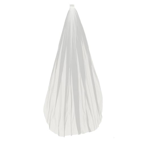 CATIEBYE Eleganter Brautschleier Lang Beige Einlagiger Bodenschleier mit Kamm Weicher Tüll Schleier für Braut Einfach Anzubringen Romantisches Hochzeitszubehör CATIEBYE Eleganter Brautschleier Lang Beige Einlagiger Bodenschleier mit Kamm Weicher Tüll Schleier für Braut Einfach Anzubringen Romantisches Hochzeitszubehör von CATIEBYE
