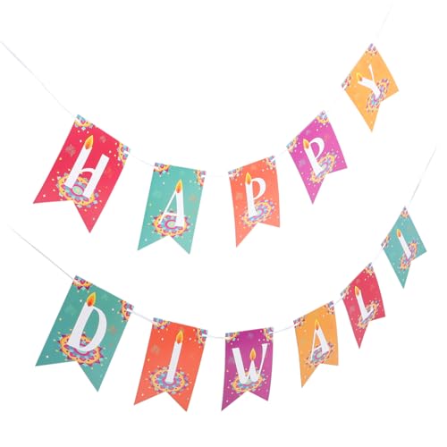 CATIEBYE Happy Diwali Banner aus Wiederverwendbarem Papier Bunte Party Dekoration Einfach zu Hängen für Wand Tür Fenster für Diwali Feier und Festliche Stimmung CATIEBYE Happy Diwali Banner aus Wiederverwendbarem Papier Bunte Party Dekoration Einfach zu Hängen für Wand Tür Fenster für Diwali Feier und Festliche Stimmung von CATIEBYE