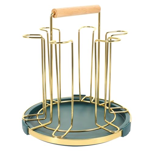 CATIEBYE Haushalts Becherhalter aus Stabilem Material Platzsparender Tassenhalter für Küche und Wohnzimmer Atmungsaktiver Becher Abtropfständer mit Praktischem Design Langlebiger Glasbecher von CATIEBYE