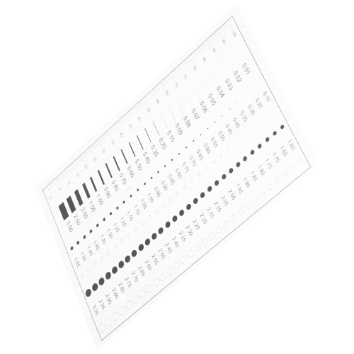CATIEBYE Hochpräzises Flaw Detection Gauge aus Pet Material Transparentes zur Linien und Punktfehlererkennung Benutzerfreundlich und Vielseitig für Bildung Forschung und Professionelle CATIEBYE Hochpräzises Flaw Detection Gauge aus Pet Material Transparentes zur Linien und Punktfehlererkennung Benutzerfreundlich und Vielseitig für Bildung Forschung und Professionelle von CATIEBYE
